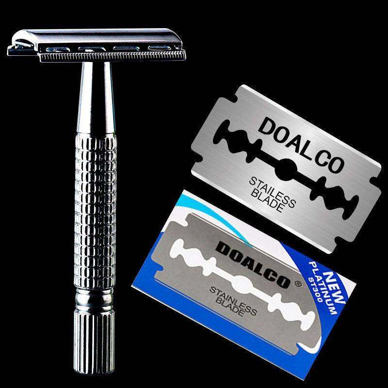 官方旗舰店剃须刀手动老式刮胡刀不锈钢双面刀片男士刮胡子刀刮脸,淘宝优惠券,粉丝福利购,淘宝优惠卷