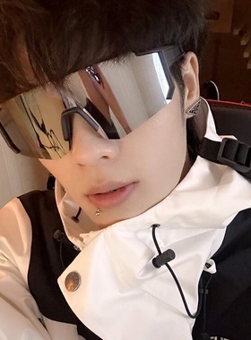 运动骑行眼镜护目登山镜滑雪镜防紫外线网红潮酷水银时尚防风镜男