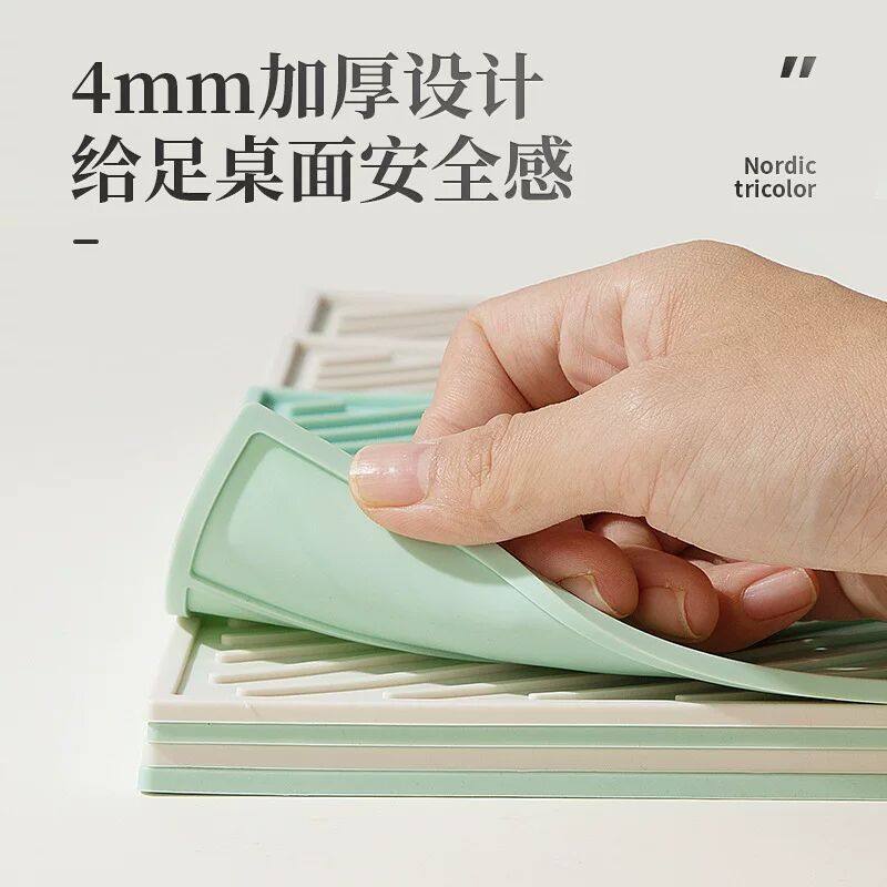控水垫厨房台面硅胶隔热碗盘垫耐高温防烫吧台水槽沥水垫斜坡导流,淘宝优惠券,粉丝福利购,淘宝优惠卷