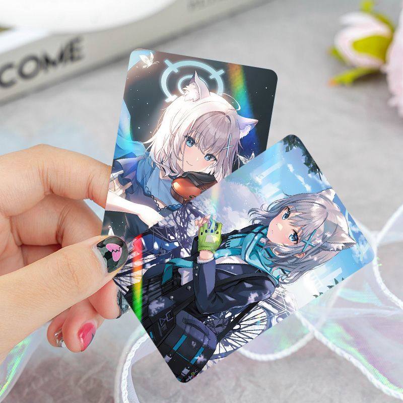 砂狼白子个人周边盒装58张三寸镭射圆角LOMO卡拍立得收藏蔚蓝档案,淘宝优惠券,粉丝福利购,淘宝优惠卷