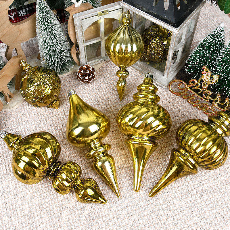 耶诞装饰品古铜色复古葫芦吊饰耶诞树橱窗场景布置吊球仿古球挂件,淘宝优惠券,粉丝福利购,淘宝优惠卷