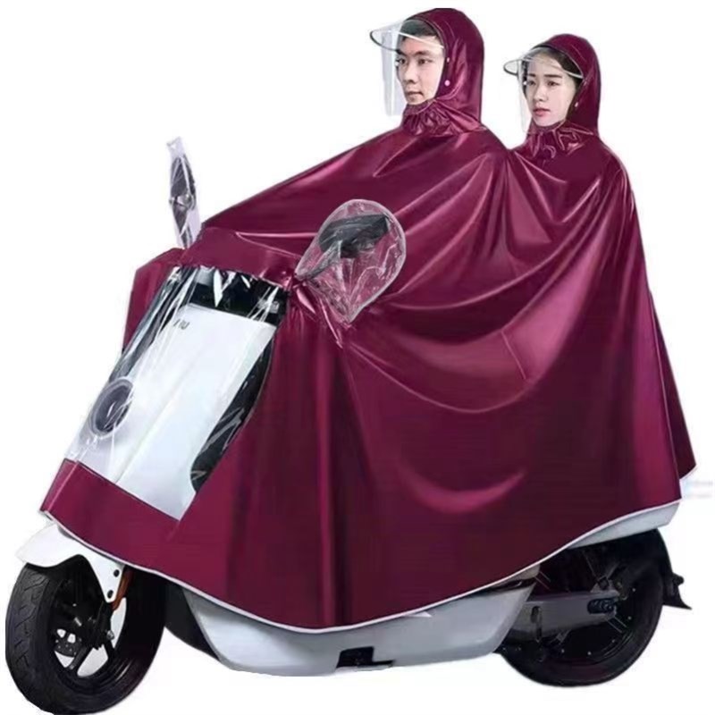 (可用五年)雨披雨衣电动车超y大加大牛津加厚男女通用款双人单人 - 图3