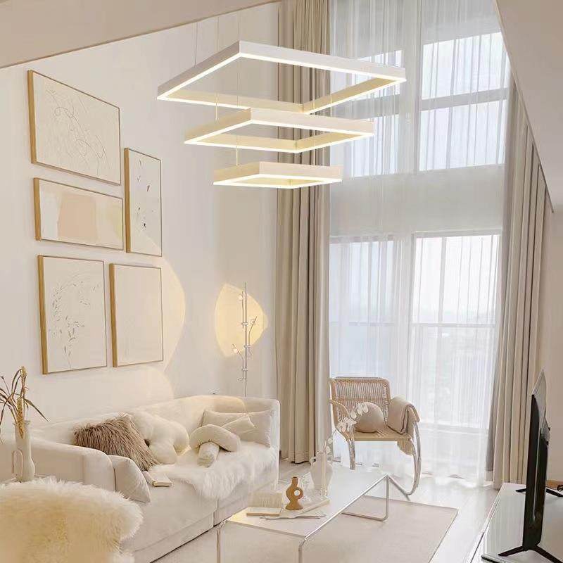 客厅吊灯现代简约大气中山灯具极简方形餐厅灯北欧大厅高级感主灯,淘宝优惠券,粉丝福利购,淘宝优惠卷