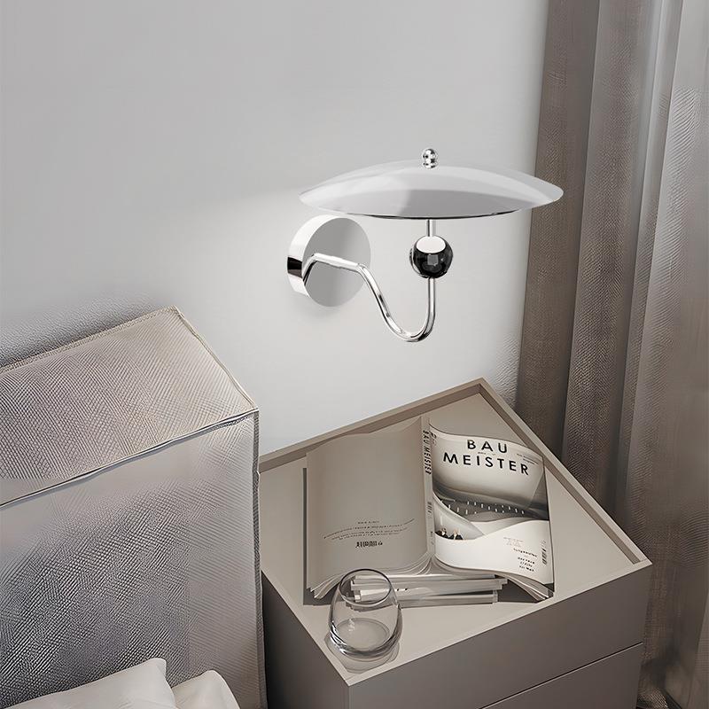 中古壁灯墙壁灯沙发旁装饰灯全光谱护眼可移位摇臂床头灯 - 图2