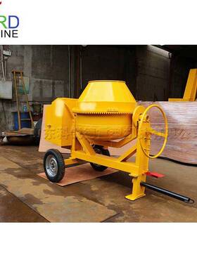 移动式柴油搅拌设备建筑工地施工水泥混合机混凝土滚筒搅拌机