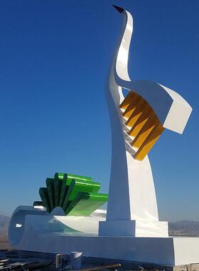 大型不锈钢景观雕塑户外广场园林城市地标性建筑雕塑来图制作