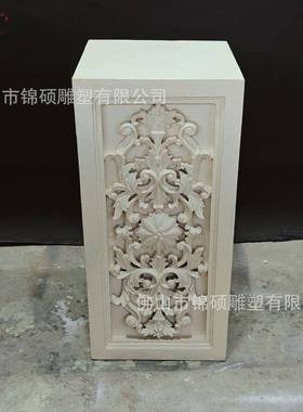 长方镂空柱欧式花柱蹲人造砂岩造型柱墩花盆底座装饰柱墩
