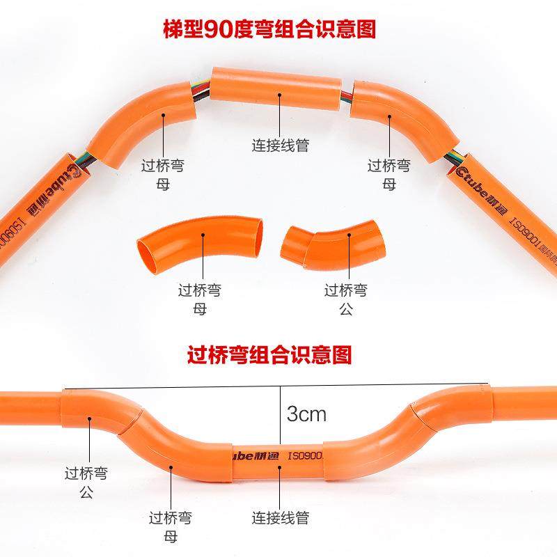 材通pvc管弯通3分16mm穿线管接头45度过地桥弯4分20mm管弯头配件,淘宝优惠券,粉丝福利购,淘宝优惠卷
