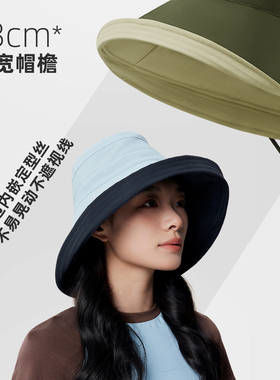 CKRiS双面戴渔夫帽夏季女防泼水