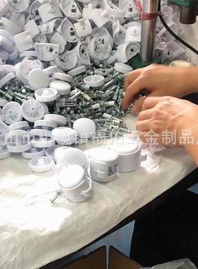 现货家具万向轮光杆插杆平口卡簧斜口万向脚轮置物架轮