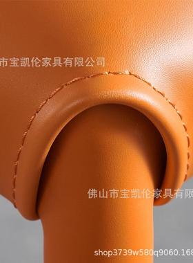 餐椅家用北欧轻奢洽谈现代简约铁艺靠背椅子书桌椅餐厅餐桌椅凳子