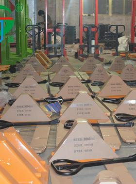 叉车手动液压搬运车2吨3吨5吨托盘地牛小型铲车3吨装卸手推叉车