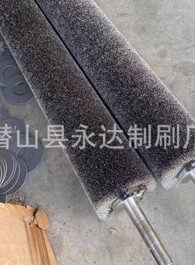 多种抛光打磨毛刷辊工业机械金属除锈清洁钢丝毛刷辊