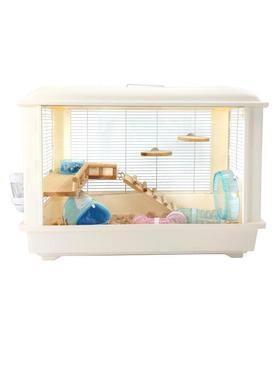 金丝熊宝宝笼子大号豪华仓鼠60基础笼加高造景亚克力板金丝熊透明