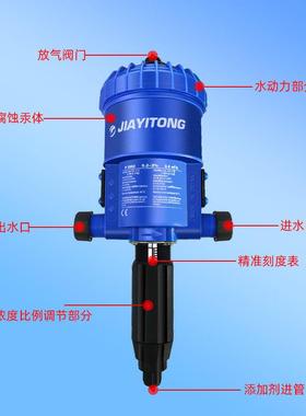 液体分配机自动稀释洗车液蜡水泥沙泡沫比例分配自吸汞全自动