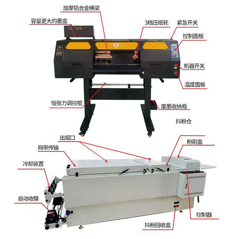 dtf白墨烫画打印机工业高速6喷头卷材热转印膜个性印花服装打印机,淘宝优惠券,粉丝福利购,淘宝优惠卷