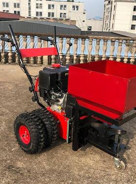 手推式融雪撒布机城市道路融雪剂撒布机市政路面养护融雪剂