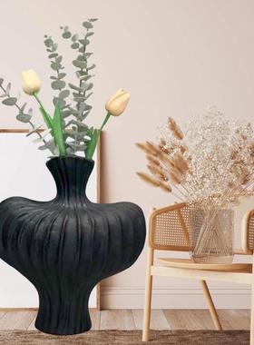现代简约桌面创意干花插花艺术花瓶客厅玄关软装家居饰品摆件现货