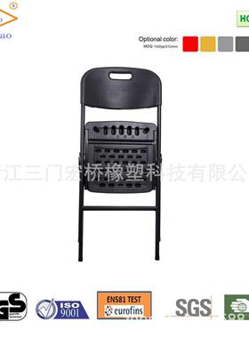 户外仿木纹折叠椅便携吹塑多用塑料野餐桌露台椅子