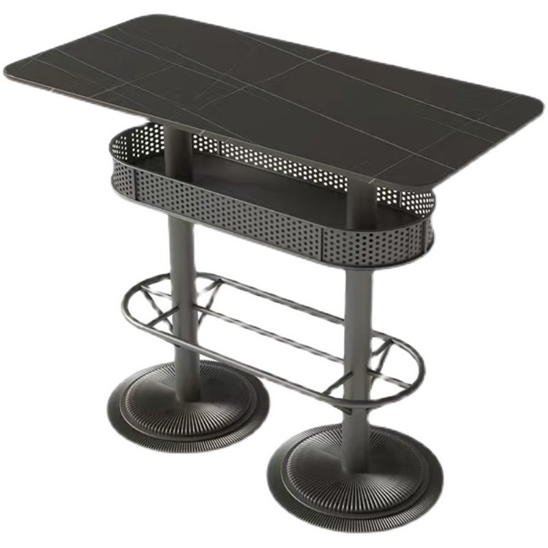 定制咖啡厅奶茶店岩板桌子清吧酒吧高吧桌餐饮店圆桌火锅餐桌椅,淘宝优惠券,粉丝福利购,淘宝优惠卷