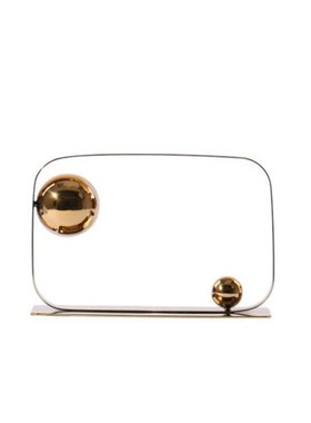 现代简约金色几何金属摆件创意艺D术品样板间家居客厅书房装饰