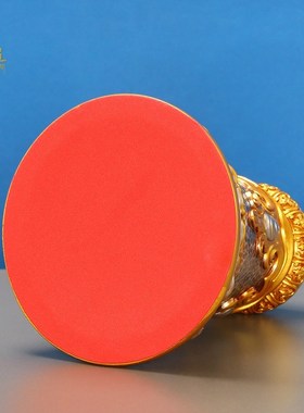 手摇转金轮底座转金筒树脂藏族转简经纶家用莲花座八吉祥转轮底托