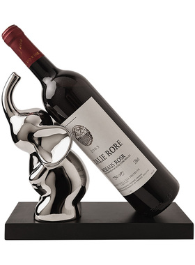 大象酒柜装饰品红酒架摆件现代轻奢高档家居客厅电视柜工艺品摆设