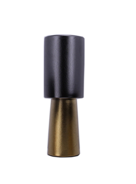 现代简约陶瓷花瓶客厅电视柜样板房装饰黑金高脚插花花器软装摆件