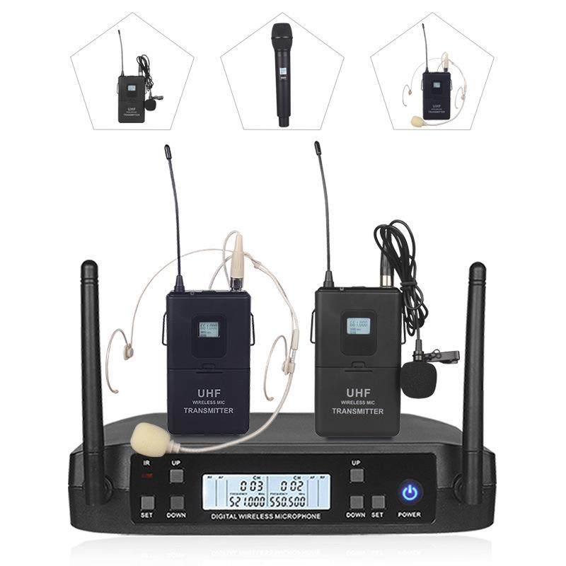 U段调频一拖二无线麦克风户外舞台演出手持话筒头戴演讲麦克风,淘宝优惠券,粉丝福利购,淘宝优惠卷