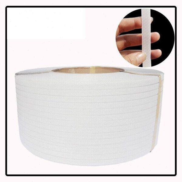 鸣固打包带塑料包装带手工热熔捆扎带半自动机用打包带PP带白色12,淘宝优惠券,粉丝福利购,淘宝优惠卷