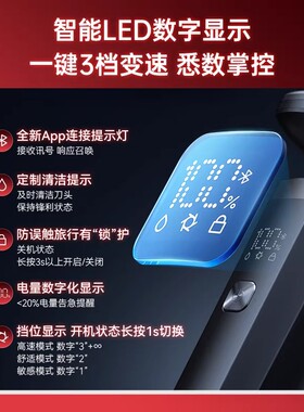 鸿蒙智选小适3系智能高速剃须刀