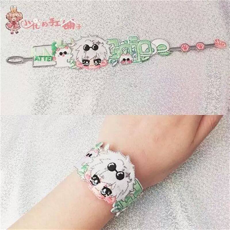 小花的手工铺子咒回周边同人刺绣手链五条悟娜娜明虎杖伏黑惠狗卷,淘宝优惠券,粉丝福利购,淘宝优惠卷