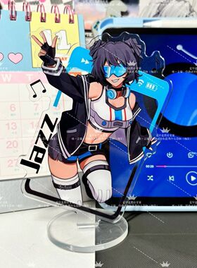 变形金刚周边高颜值周边击倒爵士震荡波精美亚克力立牌摆件送礼物