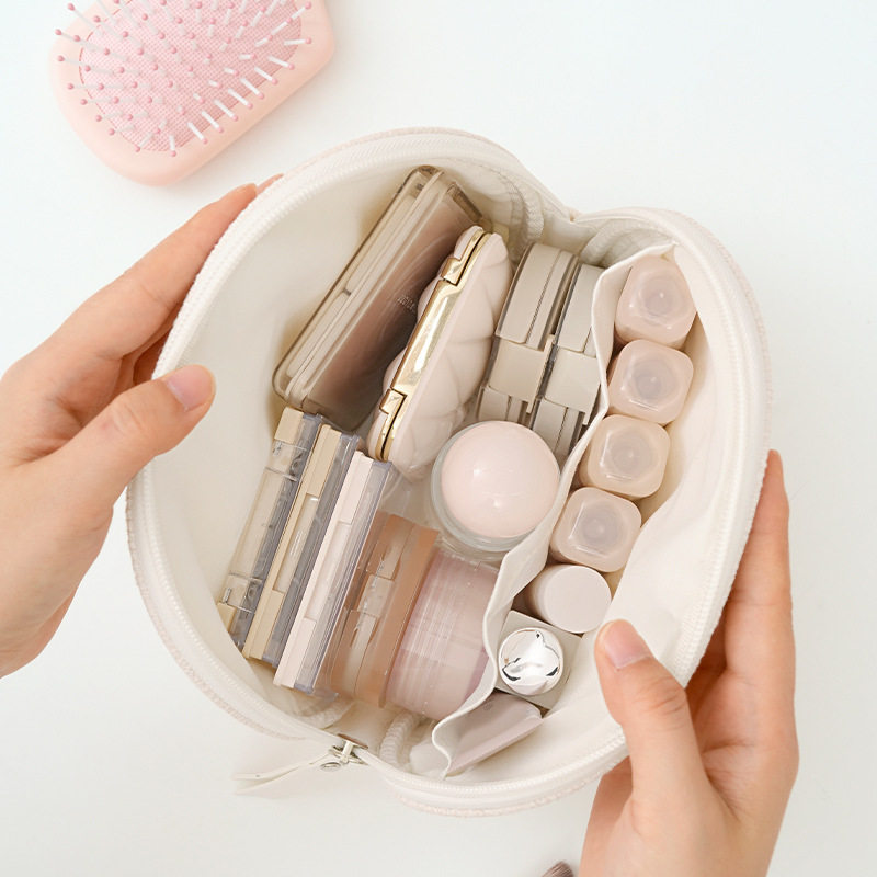 蓓恋手拿半圆化妆包小号便携旅行收纳洗漱包出行包中包,淘宝优惠券,粉丝福利购,淘宝优惠卷
