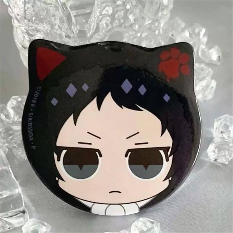 文豪野犬 太宰治中原中也芥川龙之介中岛敦猫耳吧唧徽章周边谷子,淘宝优惠券,粉丝福利购,淘宝优惠卷