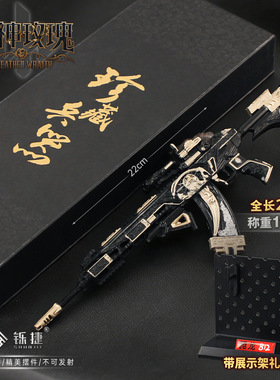 铄捷三角洲周边 腾龙突击步枪气象感应AUG死神玫瑰拆卸枪模礼盒装