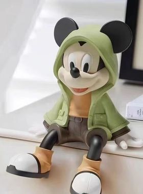 电视机边装饰米奇电视桌摆件天生一对生日结婚礼物客厅新房装饰品