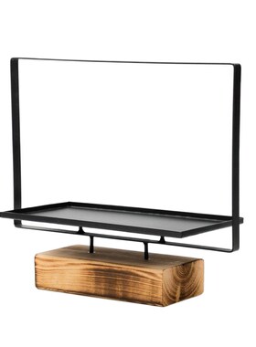 新中式铁艺创意托架家居茶馆民宿造景茶壶茶具摆件收纳摆设展示架