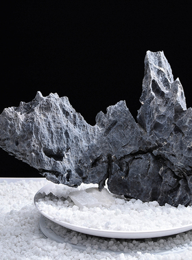 青龙石中式庭院假山o天然英石原石石片石料成品时来运转石头摆件