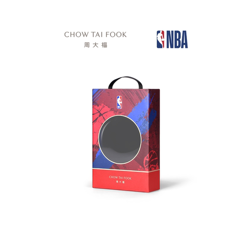 【圣诞礼物】周大福NBA联名开拓者湖人勇士黄金金章足金金饰挂件 - 图3