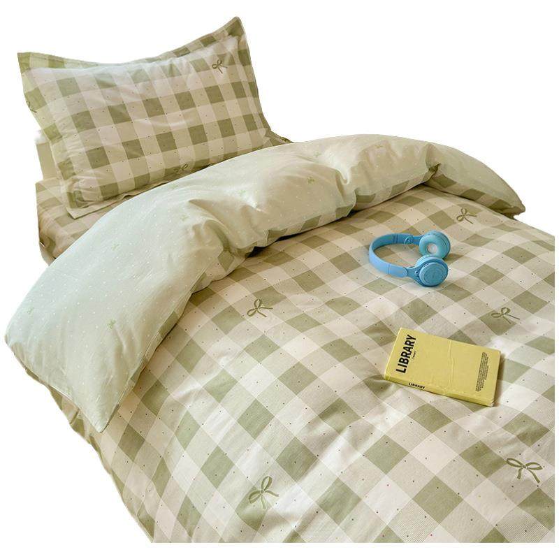 纯棉学生宿舍三件套100全棉床单被套可裸睡单人床上用品租房专用3,淘宝优惠券,粉丝福利购,淘宝优惠卷