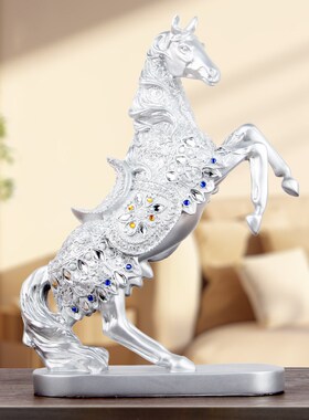 马到成功马工艺摆品件手工酒术品轻奢现代家居客厅艺柜装饰品高档