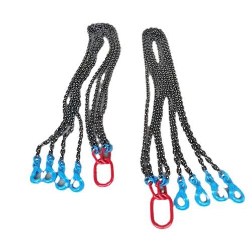 单双腿四腿G80强度高锰钢不锈钢工业链条起重链条吊索具 - 图3