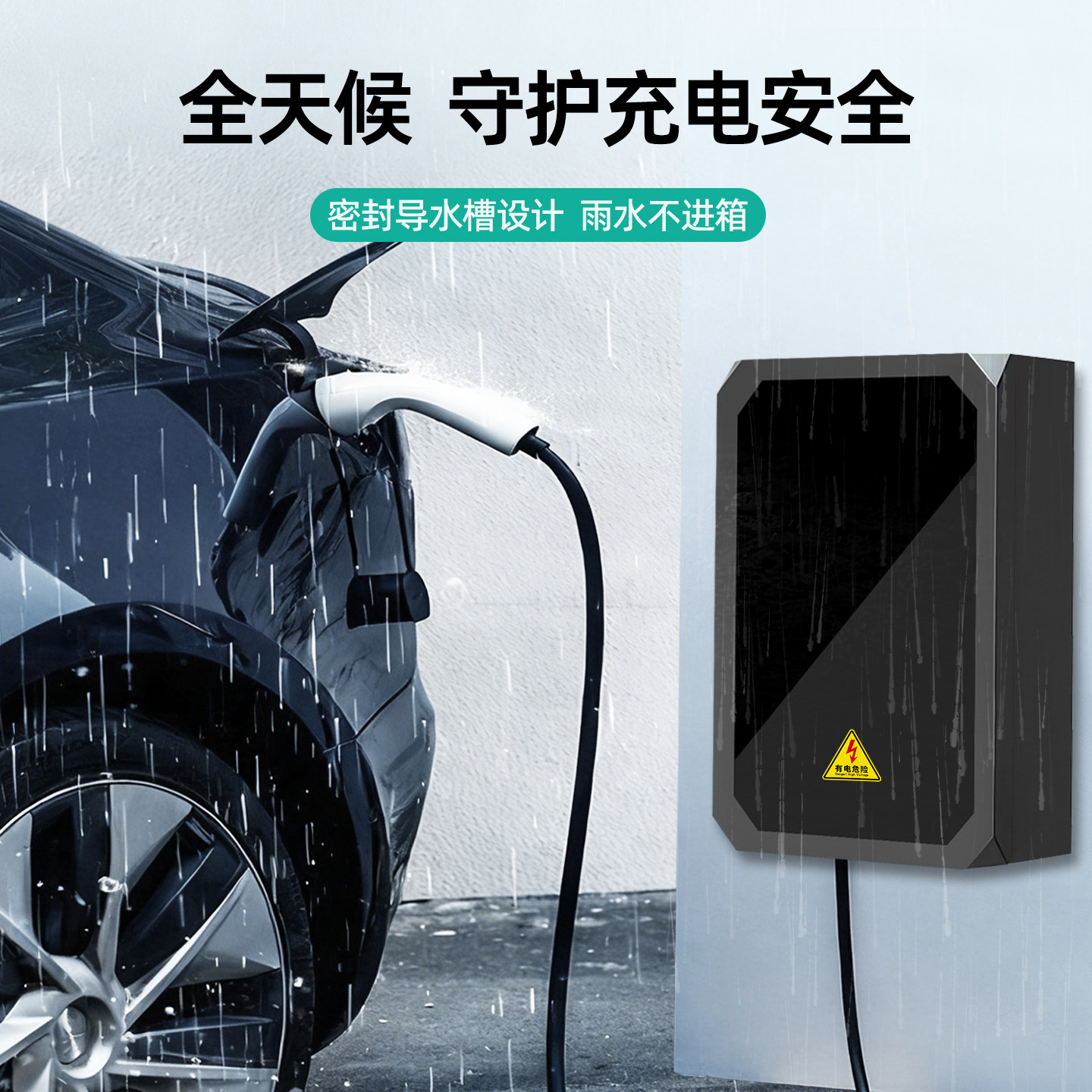 适用极狐充电桩保护箱壁挂立柱一体t1专用t5防护箱家用7kw防雨罩,淘宝优惠券,粉丝福利购,淘宝优惠卷