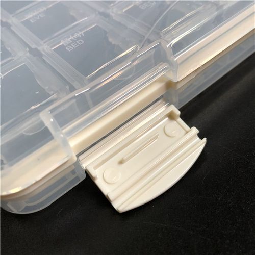 包邮 七天老人药盒28格药片分装盒一周药丸分格盒首饰整理盒子 - 图1