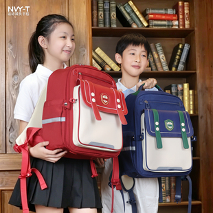【赠笔袋】耐拓小学生书包减负超轻护脊
