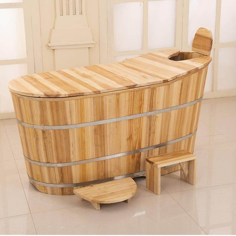 木桶泡澡桶成人木桶浴桶实木加厚大人全身熏蒸桶家用沐浴桶洗澡盆,淘宝优惠券,粉丝福利购,淘宝优惠卷