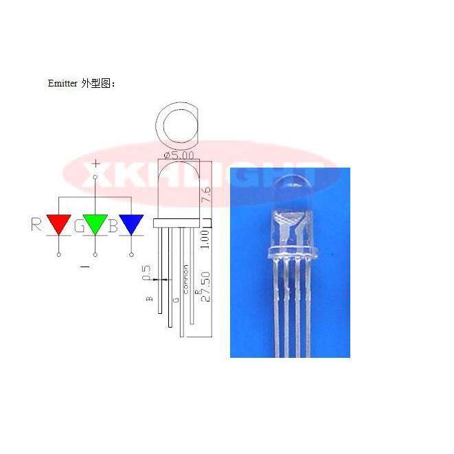 LED插件发光管灯珠5MM红蓝绿全彩RGB全彩F5红蓝绿全彩共阴共阳,淘宝优惠券,粉丝福利购,淘宝优惠卷
