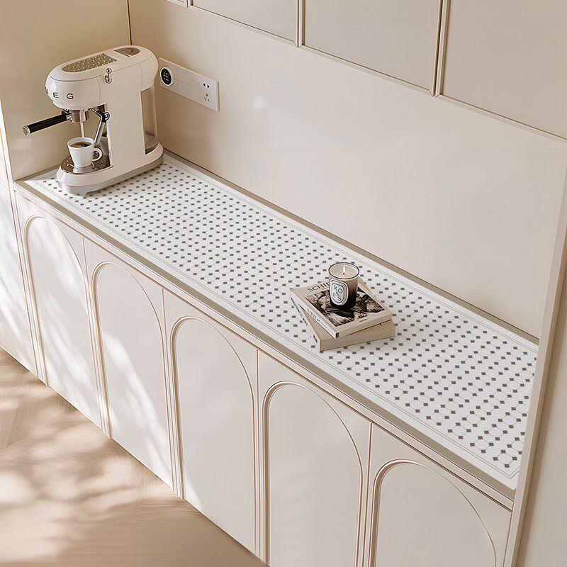 轻奢高级感电视柜台面保护垫餐边柜桌H垫防油防水法式长条现代简,淘宝优惠券,粉丝福利购,淘宝优惠卷