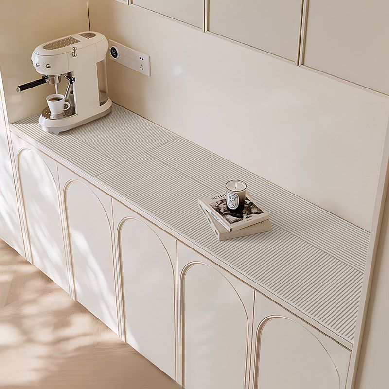 轻奢高级感电视柜台面保护垫餐边柜桌H垫防油防水法式长条现代简,淘宝优惠券,粉丝福利购,淘宝优惠卷